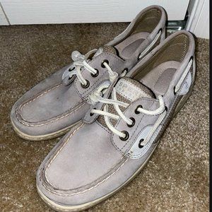 Sperry Boat Shoes in Gray